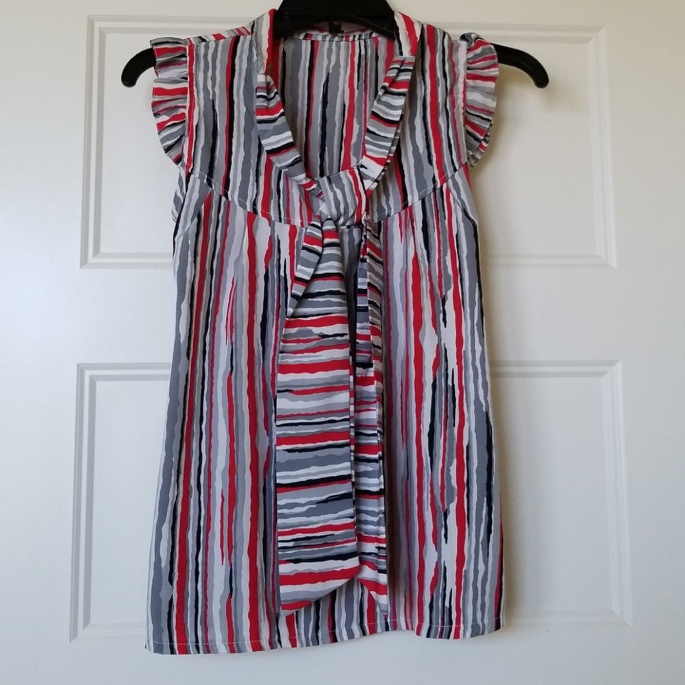 Sailor neck blouse